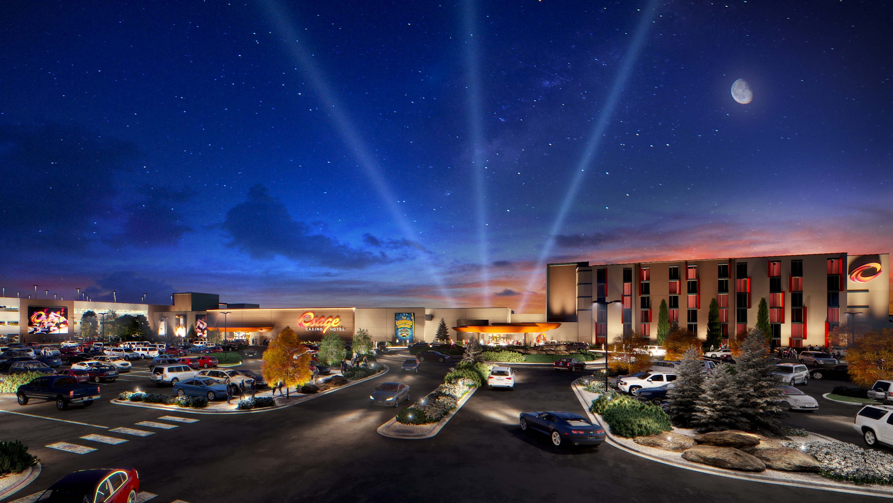 Osage Tulsa Casino Resort Exterior Rendering