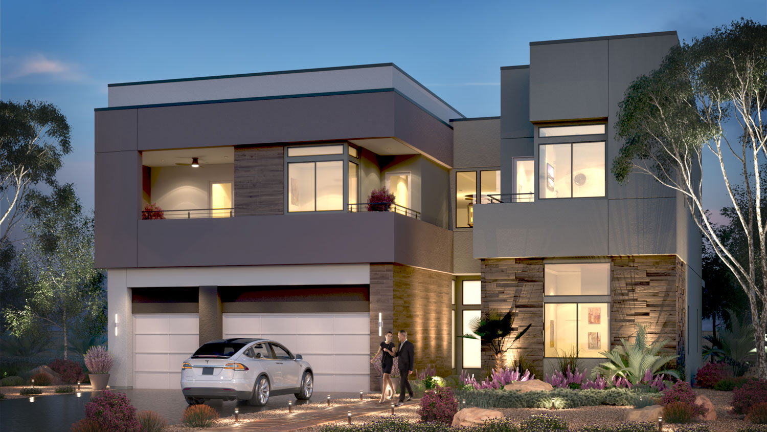 Toll Brothers - Mesa Ridge Community Sky View Rendering