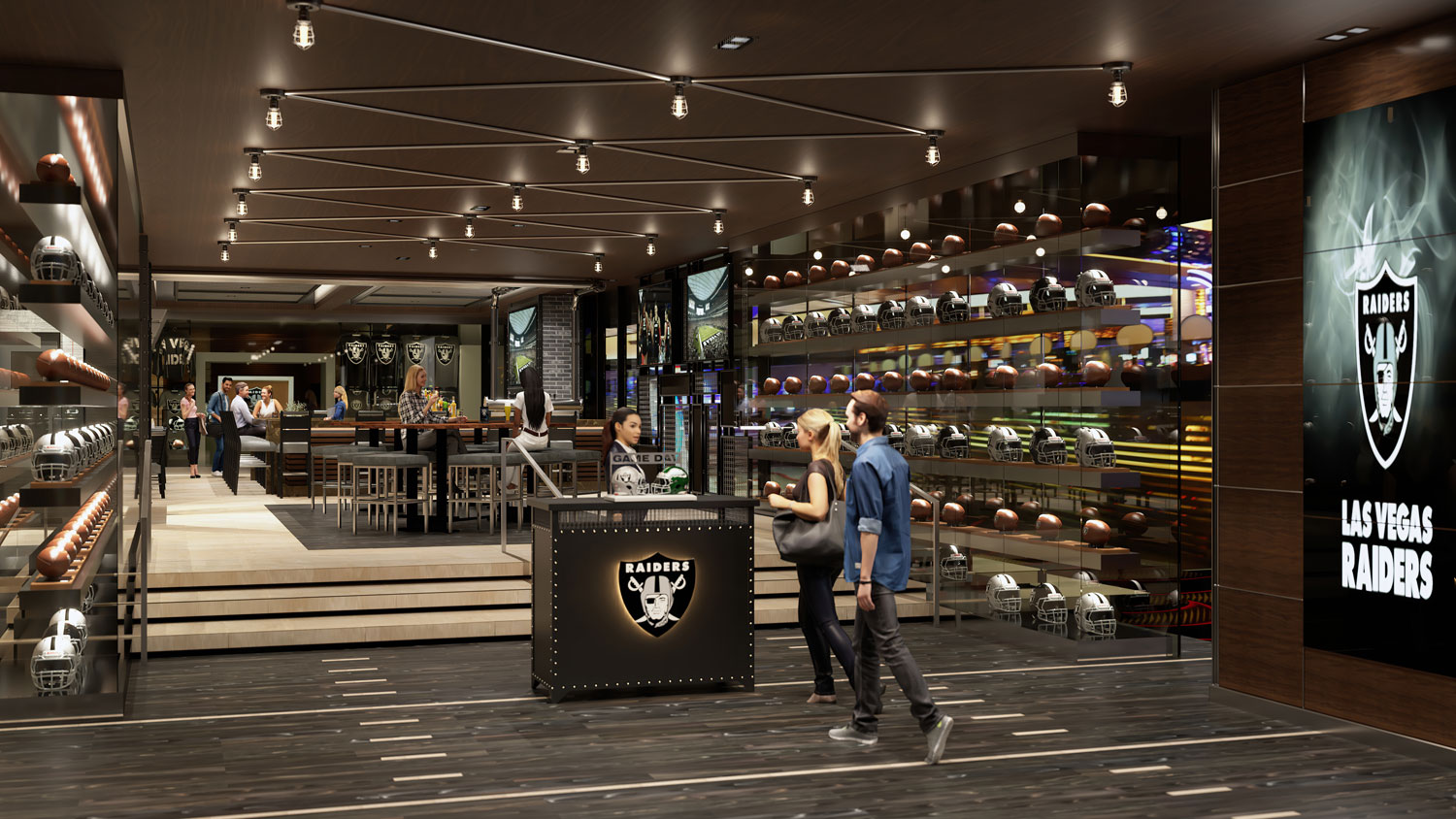 Penn Gaming M Resort - Raiders Bar and Grill Rendering