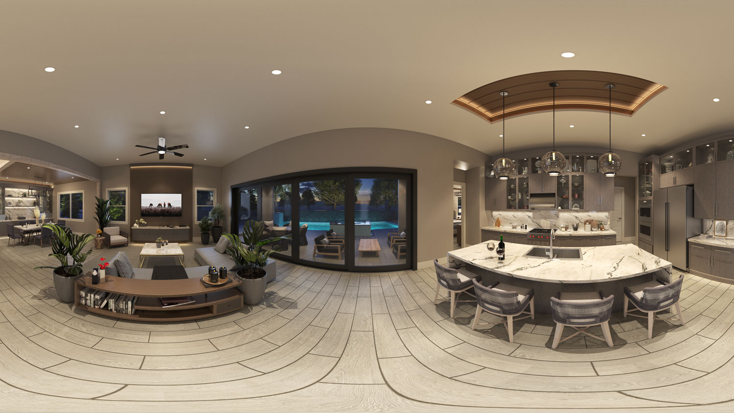 Toll Brothers - Cantaro at Rancharrah 360 VR Rendering