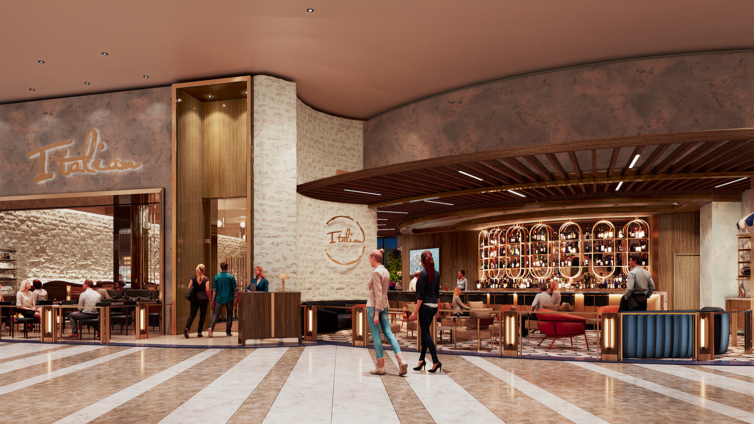 Resorts World Las Vegas - Italian Facade